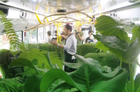 Nhớ thiên nhiên? Hãy lên xe buýt ‘rừng xanh’ của Đài Loan