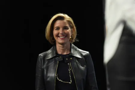 NEW YORK, NY - MAY 11: Sallie Krawcheck Co-founder and CEO of Ellevest speaks onstage during TechCrunch Disrupt NY 2016 at Brooklyn Cruise Terminal on May 11, 2016 in New York City. (Photo by Noam Galai/Getty Images for TechCrunch)