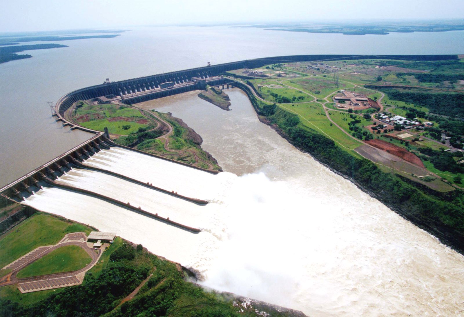 Itaipu Dam Birds Eye