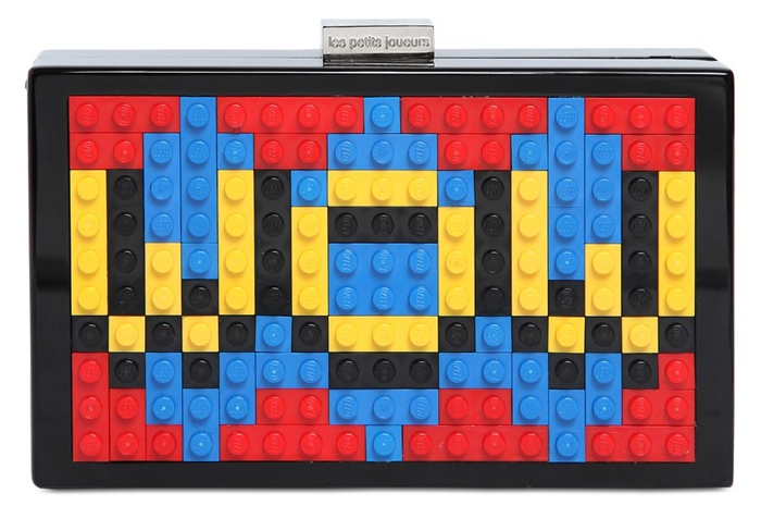 Les Petits Joueurs Grace Wow Lego Perspex Clutch