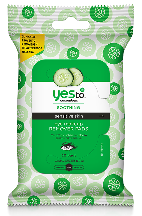 Yes to Cucumbers - Eye makeup removing pads (Ảnh:Yesto.com)