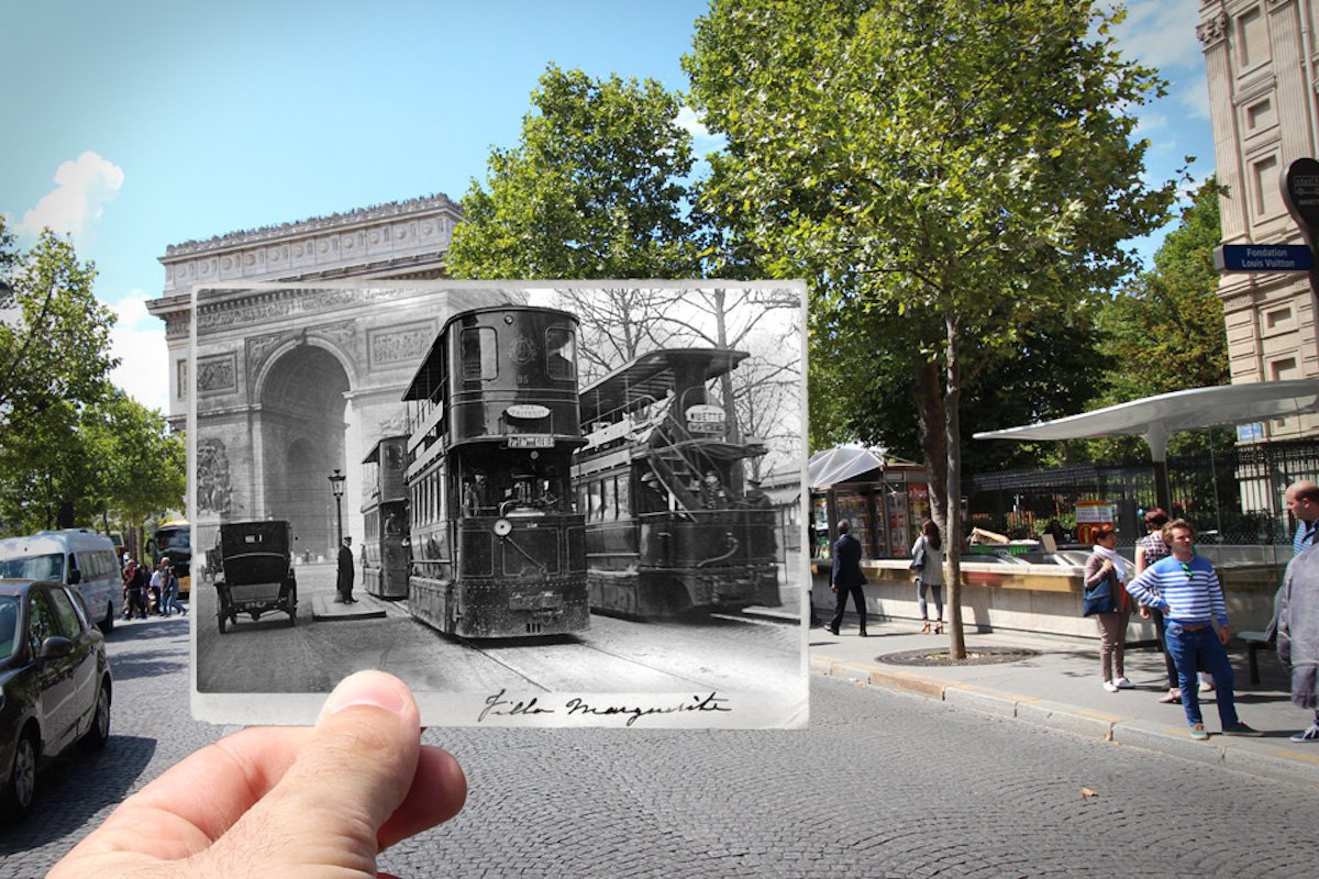 Arc de Triomphe, 1909