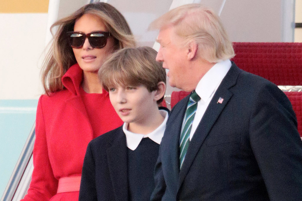 con trai út của tổng thống Donald Trump, Barron Trump