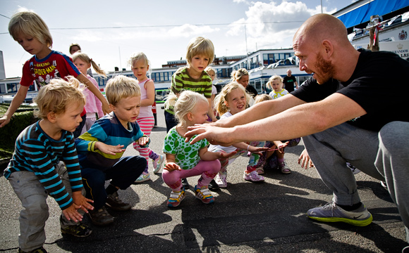 Children at Flæsketorvet