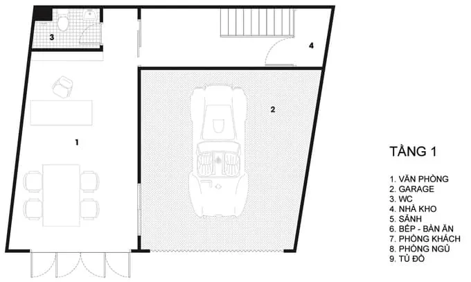 Nhà phố đẹp 110 m2 ở quận 8, TP. HCM (12)