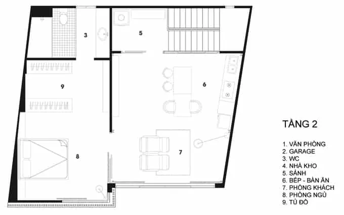 Nhà phố đẹp 110 m2 ở quận 8, TP. HCM (13)