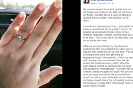 Ứng xử thông minh của cô gái khi bị nhân viên cửa hàng nhẫn cưới “sỉ nhục”