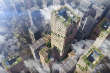 Công ty Nhật khởi động dự án xây tòa cao ốc gỗ cao nhất thế giới 350m