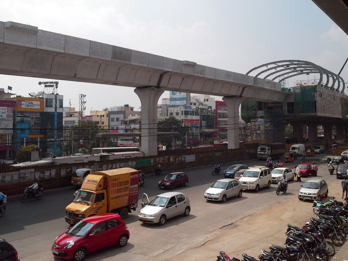 the hyderabad metro rail is a 46 mile long light rail system that will finally bring communication based train control to india its due to be completed in 2017