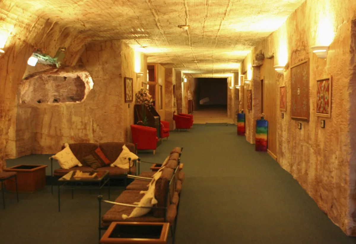 Tourists looking for the authentic Coober Pedy experience can check out the Desert Cave Hotel — a cozy inn that runs for 0 a night.