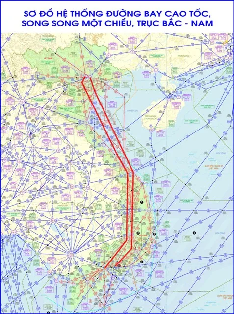 duong bay cao toc mot chieu truc bac nam