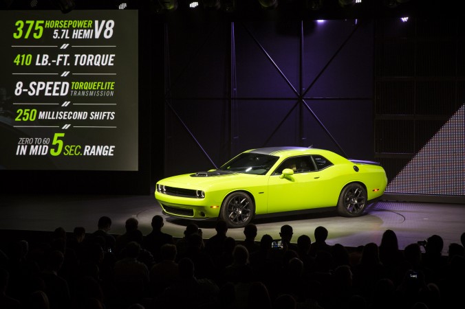 Dodge Challenger tại triển lãm ôtô quốc tế tại New York tháng 4/2016 (Ảnh: Edward Dai)