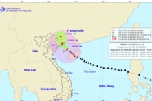 Bão số 7 cách Quảng Ninh – Hải Phòng 140km về phía Đông Nam