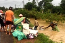 Ít nhất 21 người chết và mất tích trong mưa lũ tại miền Trung và Tây Nguyên