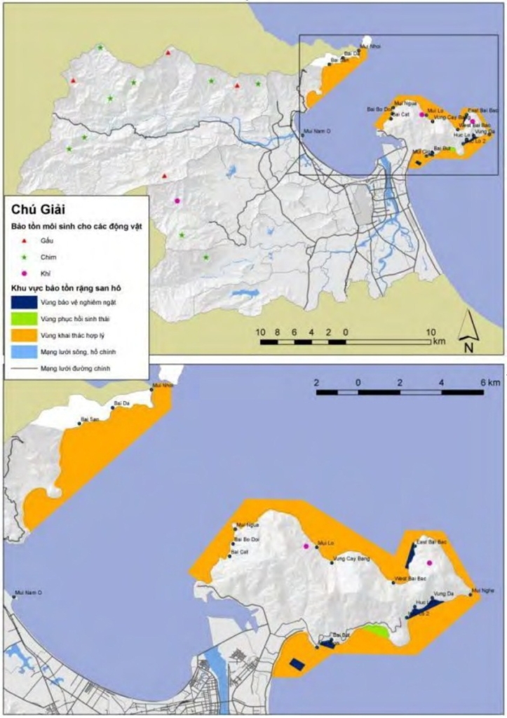 Đây là khu vực nằm trong các khu bảo tồn ở TP Đà Nẵng. Dự án nằm ở khu vực đa dạng về sinh học, có quần thể san hô là vùng được đánh dấu cần bảo vệ nghiêm trọng. (Nguồn: Thông tin về tình hình động vật hoang dã của Sở NNPTNT và về dải san hô của Sở TNMT, 2007)