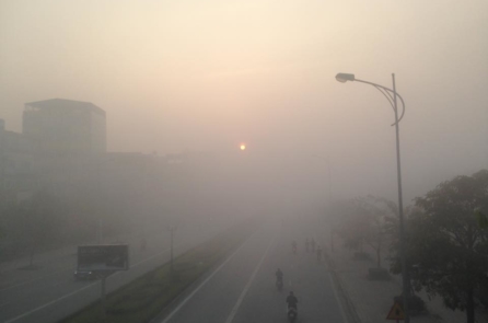 Hà Nội: Chỉ số bụi mịn PM2.5 ngày đầu năm ở mức báo động