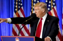 Bốn trọng tâm trong buổi họp báo đầu tiên của Donald Trump