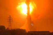 Video nổ nhà máy hóa chất ở Trung Quốc