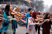 Không chỉ London Orchestra, phố đi bộ Hà Nội từng đón một dàn giao hưởng Việt