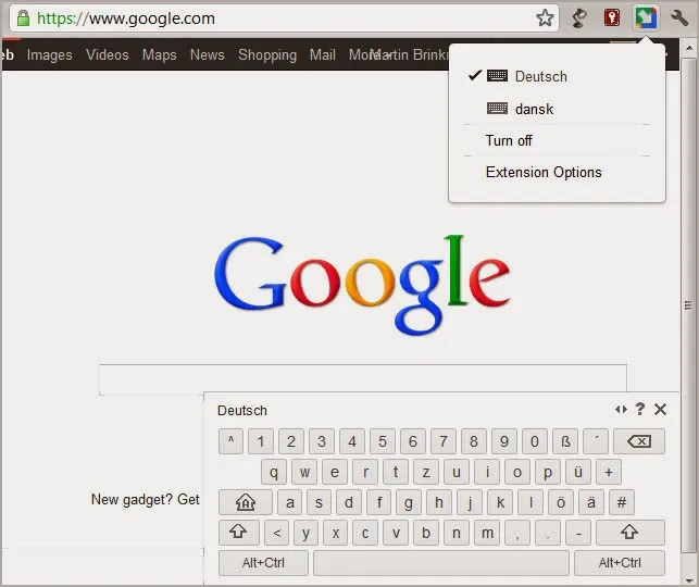 google-chrome-keyboard-layout