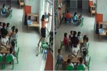 Hiệu trưởng trường mầm non dọa ném trẻ qua cửa sổ