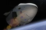 spacex falcon dragon crew capsule art