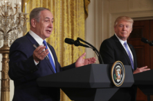 Tổng thống Mỹ Trump tiếp Thủ tướng Israel
