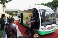 Hải Phòng: Thí điểm xe buýt điện chạy bằng năng lượng mặt trời