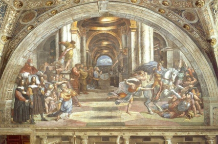 Tuyệt tác các căn phòng Raphael – Kỳ III: Thần tích của Cơ đốc giáo