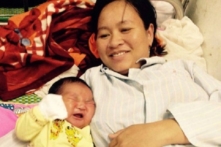 Bé trai sơ sinh nặng 6,1kg chào đời tại Nghệ An