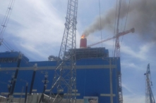 Nổ lớn kèm theo cháy ở Nhà máy Nhiệt điện Vĩnh Tân 4