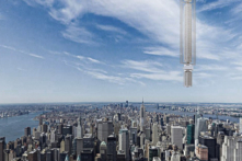 Ý tưởng về cao ốc treo lơ lửng trên một tiểu hành tinh