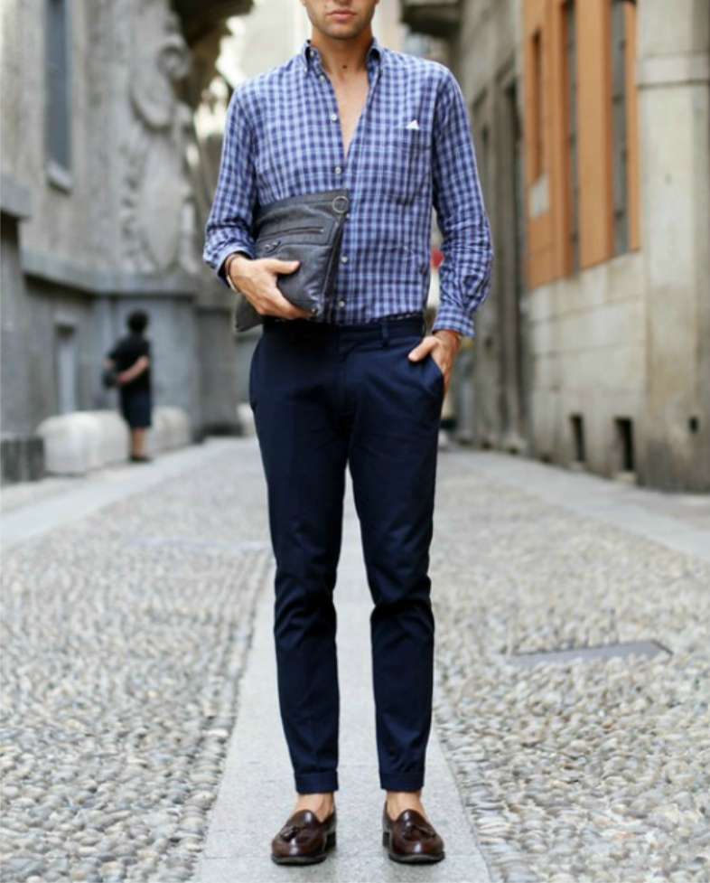 loafers chinos street style men the idle man