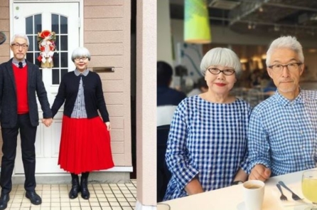 Cặp vợ chồng U70 diện đồ đôi “tông xuyệt tông” suốt 37 năm