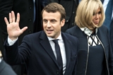 macron and wife