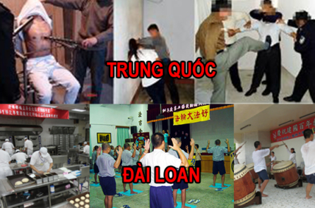 Sự tương phản rõ rệt trong nhà tù giữa hai bờ eo biển