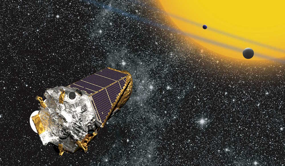 Kính quan sát không gian Kepler. NASA vừa phát hiện thêm 10 hành tinh giống Trái Đất (ảnh: NASA)