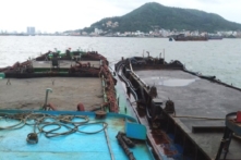 Bà Rịa – Vũng Tàu: 5 sà lan vận chuyển hơn 2.600 m3 cát nhiễm mặn không rõ xuất xứ