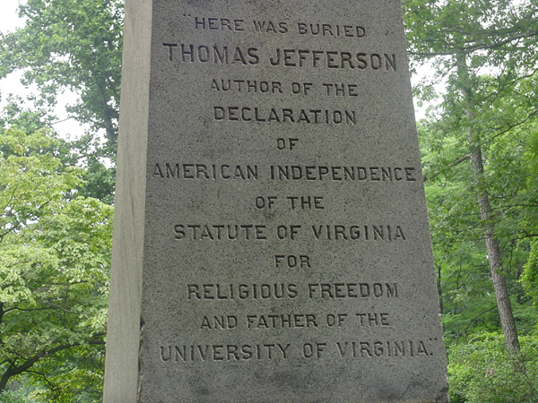 Bia mo Thomas Jefferson