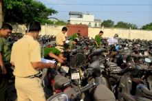 TP.HCM: 10.000 xe máy vi phạm chờ thanh lý