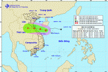Chiều 25/7, bão số 4 đi vào các tỉnh Nghệ An – Quảng Trị