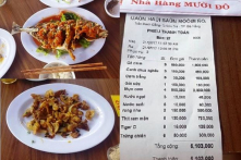 Đà Nẵng: ‘Chặt chém’ khách du lịch, nhà hàng bị xử phạt 15 triệu đồng
