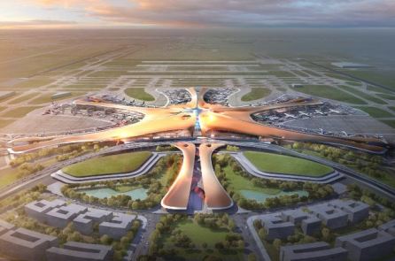 Toàn cảnh công trường xây dựng nhà ga sân bay quốc tế lớn nhất thế giới Beijing New Airport