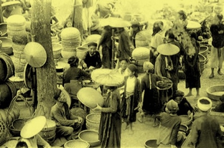 Chợ Hà Nội xưa (Ảnh)