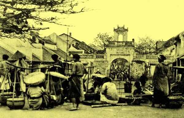 Chợ Hà Nội xưa (Ảnh)