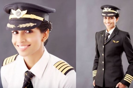 Nữ cơ trưởng trẻ tuổi đầu tiên trên thế giới điều khiển Boeing 777 ở Ấn Độ