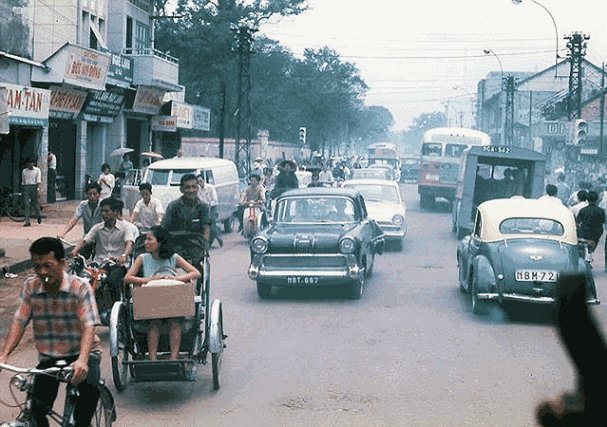 Những bức ảnh màu về Sài Gòn