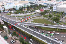 TP.HCM mở thêm đường dưới cầu vượt để giảm kẹt xe cho sân bay Tân Sơn Nhất