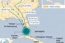 Bão Irma đã đổ bộ vào Florida, suy yếu xuống cấp 2