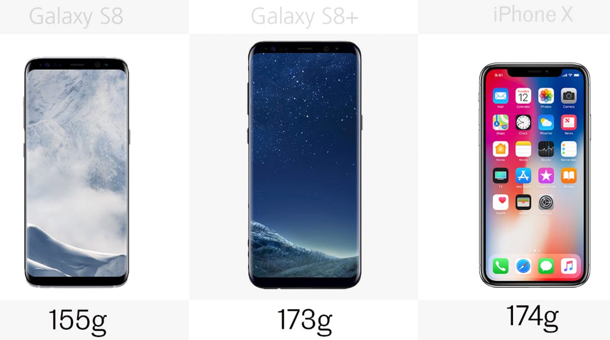 iphone x samsung galaxy s8 2